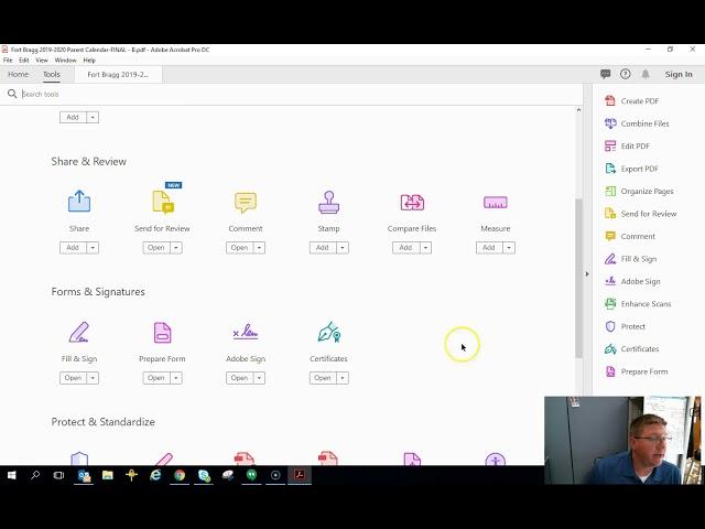 Adding digital signature block to PDF