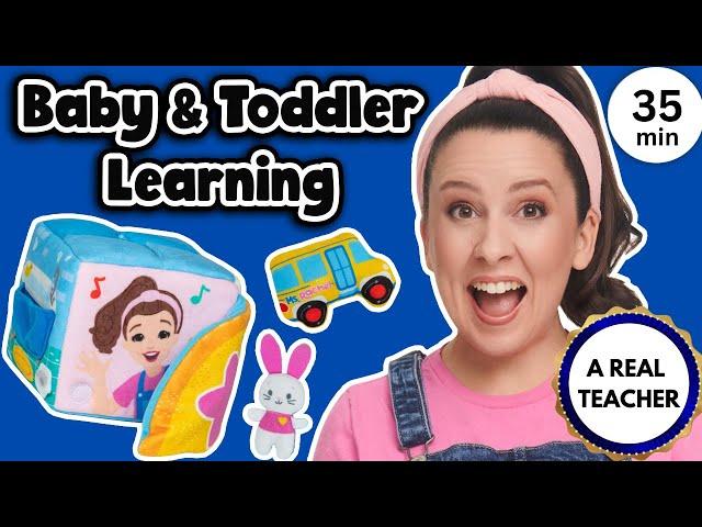 Baby & Toddler Learning with Ms Rachel - Play Along Video - Milestones, Speech, Rhymes & Songs