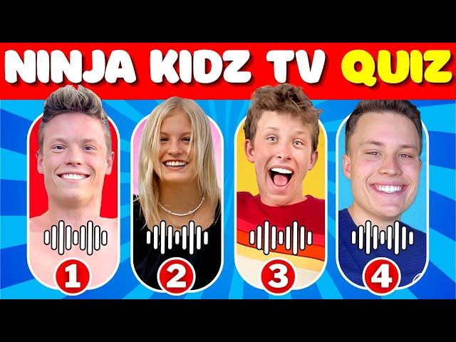 Ninja Kidz TV Quiz! (NEW SEASON) Payton Delu, Bryton, Ashton, Paxton