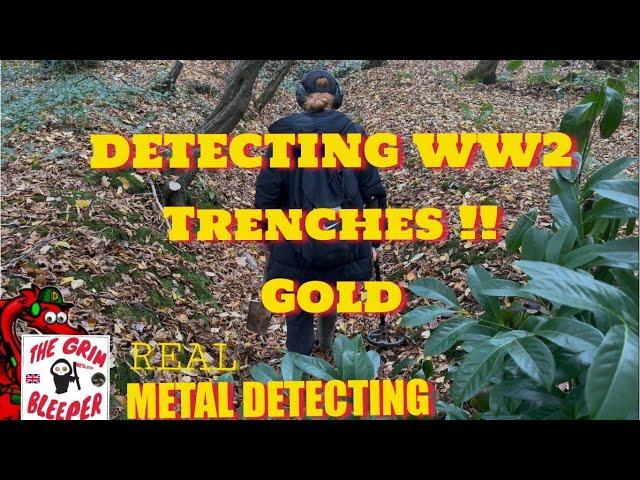 METAL DETECTING TRENCHES IN THE WOODS … SHE FOUND GOLD !!