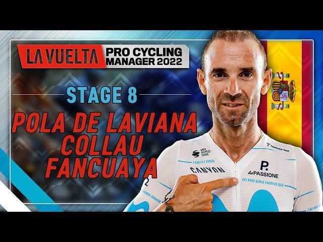 La Vuelta 2022 - Stage 8 | Pola de Laviana - Collau Fancuaya | Pro Cycling Manager 2022