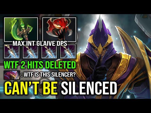 WTF CAN'T BE SILENCED Max Range Unlimited Glaive with Parasma Carry Mid Silencer Dota 2