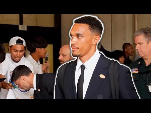 Trent Alexander-Arnold and Real Madrid ARRIVE IN FLORIDA ahead of the Club World Cup 