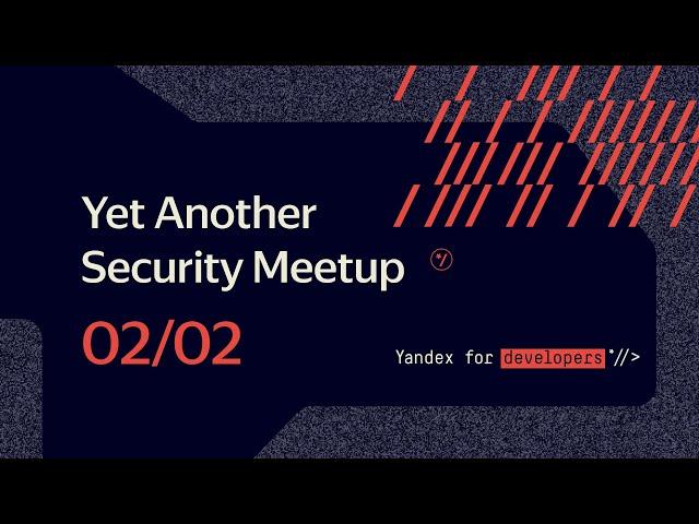 Yet Another Security Meetup #1