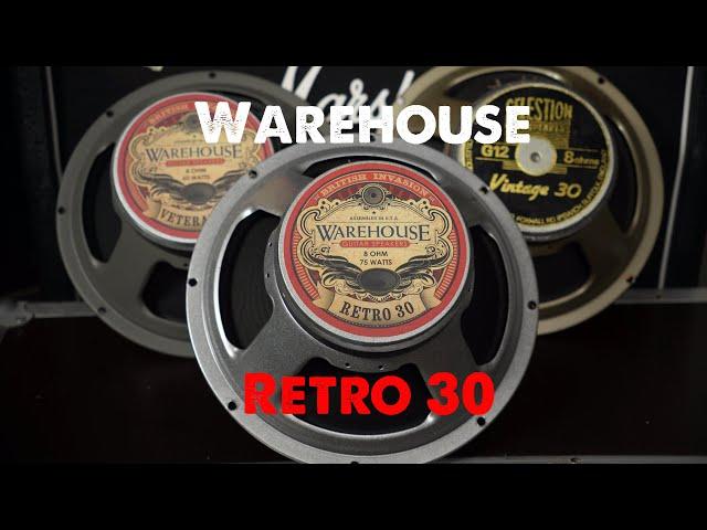 WGS Retro 30 vs Vintage 30 & Veteran 30 / Celestion vs. Warehouse Guitar Speakers