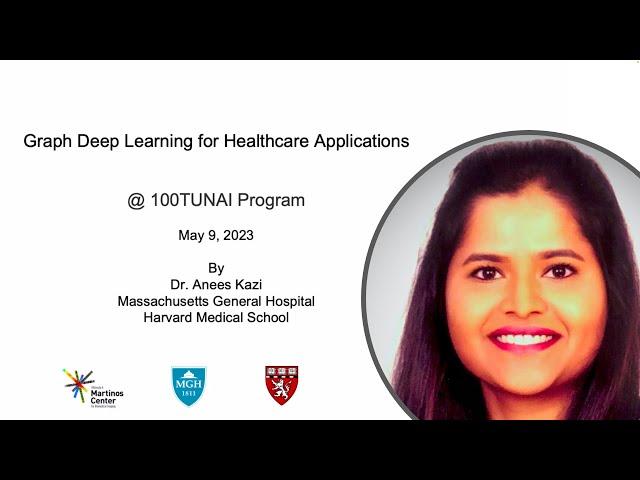 Graph Deep Learning for Healthcare Applications | Dr Anees Kazi