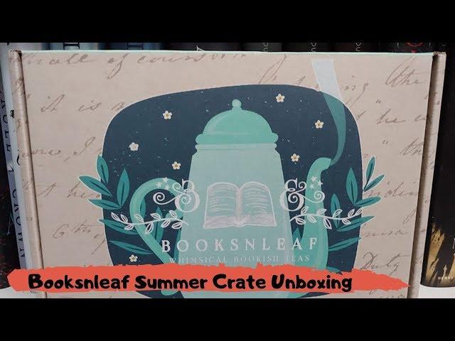 Booksnleaf Summer Crate Unboxing