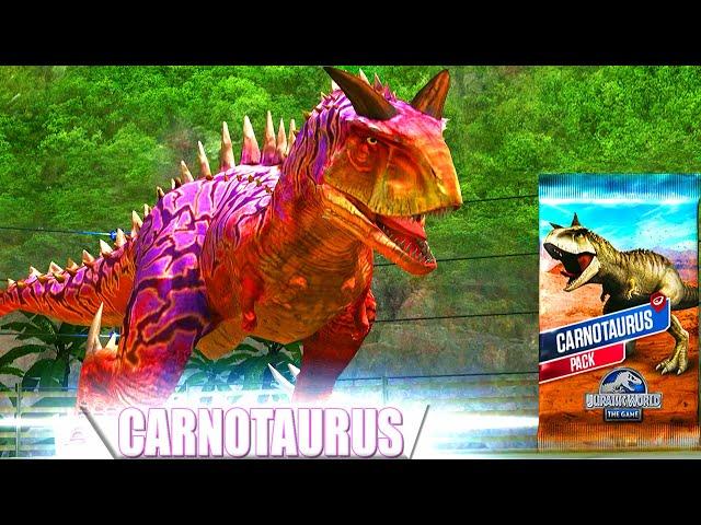 KAPROSUCHUS REWARD UNLOCKED CARNOTAURUS LEVEL 40 | JURASSIC WORLD THE GAME