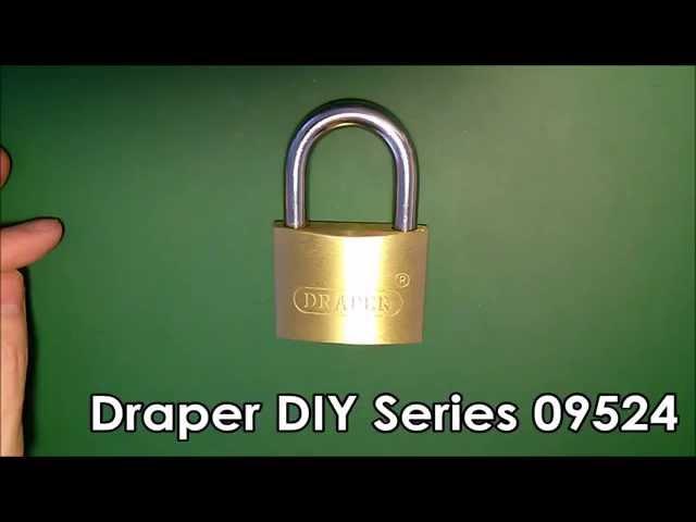 (17) Lock Picking - Draper 50mm Single Pin Picking