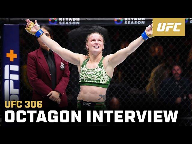 Valentina Shevchenko Octagon Interview | UFC 306