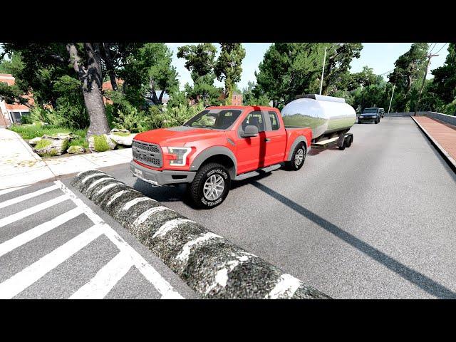 Cars vs Speed bumps #17 - BeamNG Drive  beamng-cars TV