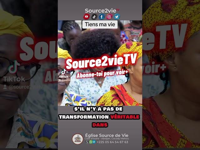 TIENS MA VIE. KOUAME Félix|Etre semblable à Christ, la finalité  #kouamefelix #source2vietv #pourtoi