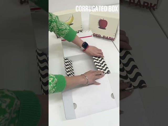 Creative customized corrugated paper airplane box