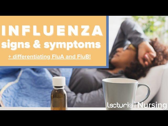 Influenza A and Influenza B: Symptoms and Severity | Med-Surg/Pathophysiology | Lecturio Nursing