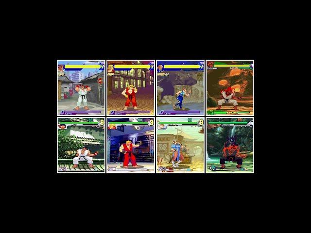 All Taunts ~ Street Fighter Alpha & III Series