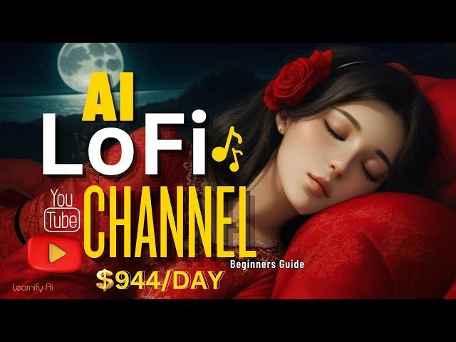 How to Create Your Own Monetizable LoFi Music Channel with AI | Make AI Generated Beats | Tutorial