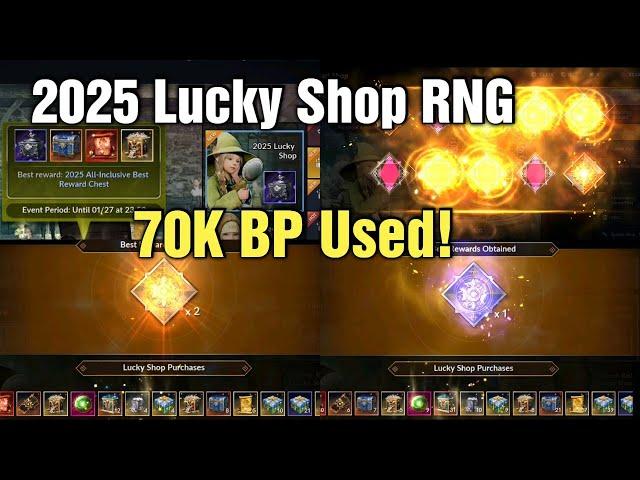 Black Desert Mobile 2025 Lucky Shop - 70K BP RNG Test!