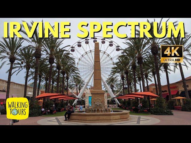 Complete Tour of Irvine Spectrum Mall | Irvine California USA | 4K Walking Tour