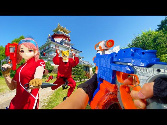 Nerf War | Amusement Park Battle 12 (Nerf First Person Shooter)