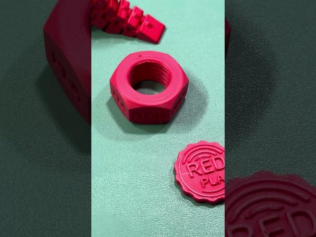 This Red 3D Print Looks Too Good for Just a Filament Test!