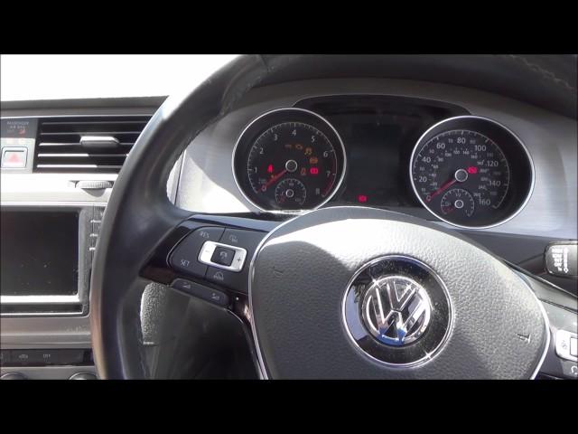 How to deactivate FRONT ASSIST (collision avoidance system) on a VW Golf Mk7