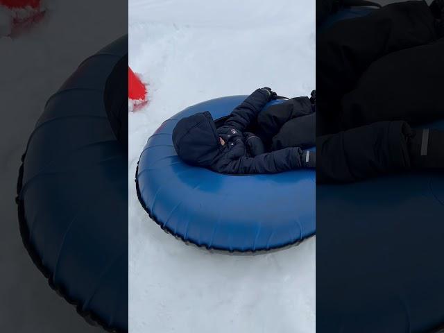 Robin’s First Snow Tubing Experience!