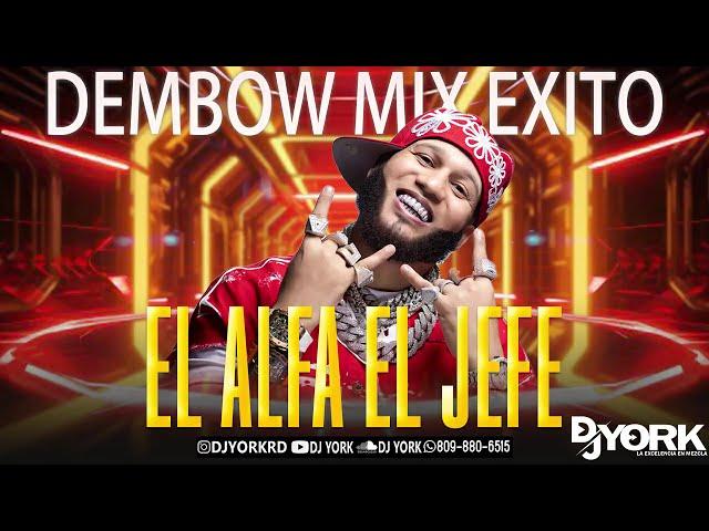 EL ALFA EL JEFE DEMBOW MIX - EXITO 2024 DJ YORK