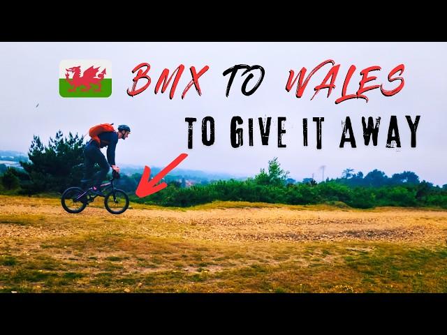 Overnight BMX BIKEPACKING to Wales to Donate My Most Epic Bike