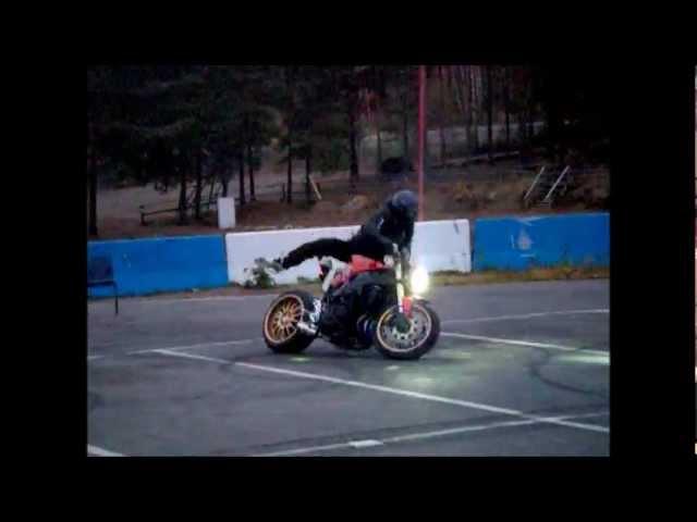 360 wheelie training with 954RR