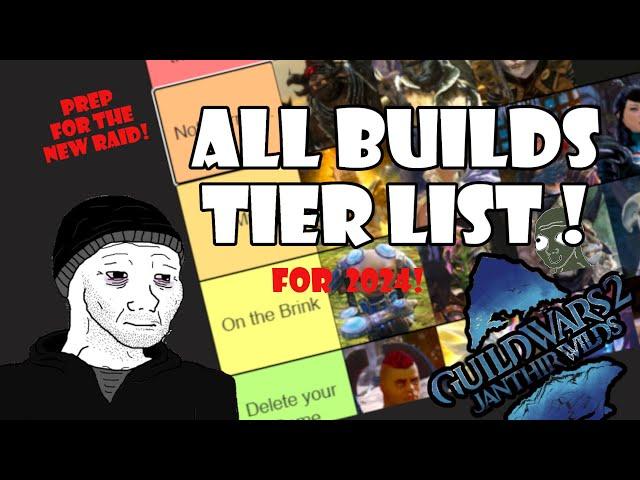 Know the Meta before the New Raid! | GW2 All Build Tier List for 2024