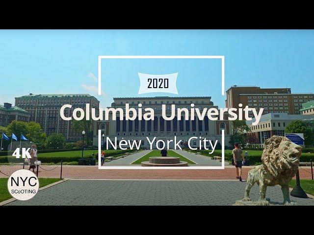 4k60 New York City: Columbia University Campus Tour (2020)