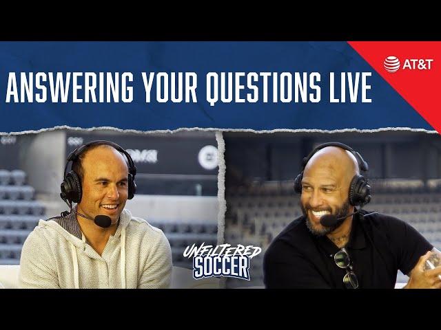 Landon Donovan and Tim Howard Answer Fan Questions LIVE From BMO Stadium