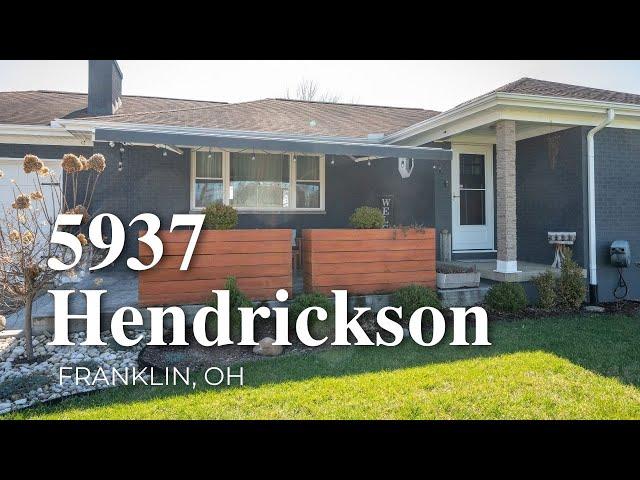 5937 Hendrickson Rd. Home for sale in Cincinnati