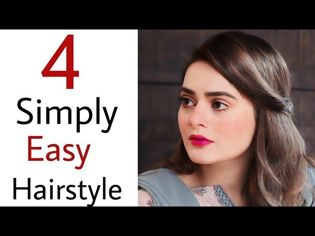 4 Simply easy hairstyles for girls - new hairstyle