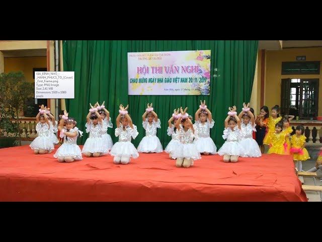 Múa Gia Đình Nhỏ, Hạnh Phúc To hay nhất 20-11 | Tiểu học Vân Hội