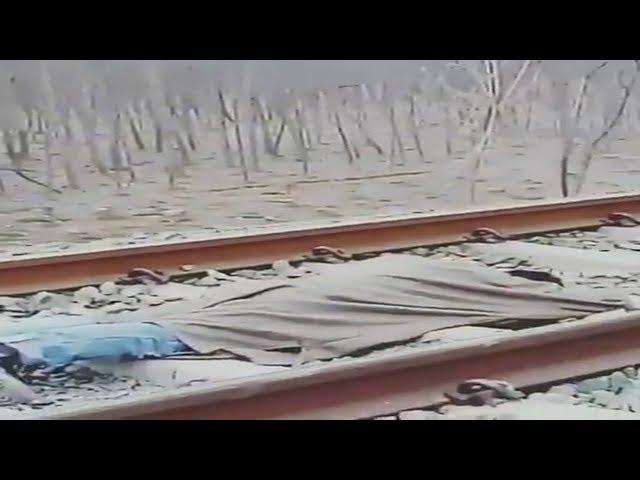 Sheer Stupidity:  Kashmiri youth lays on track as train passes over him