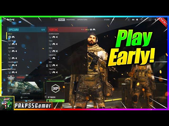 HOW TO PLAY MW2 MULTIPLAYER EARLY! 100% Works l No New Accounts