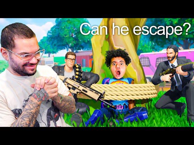 I Paid The DEADLIEST Fortnite Assassins To Hunt Down My Little Brother! Survive Win $500