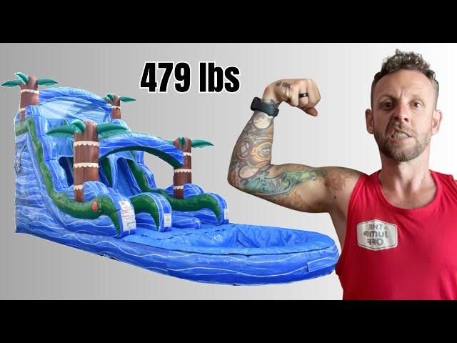 Solo Pick Up 18ft Water Slide Double Lane - Bounce House Business