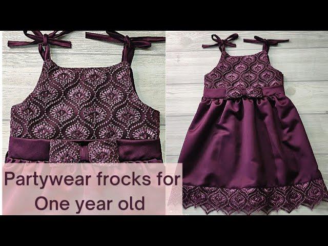 First Birthday Frock|Partywear|Net frock| Birthday Dress@ RG - The Needle Woman