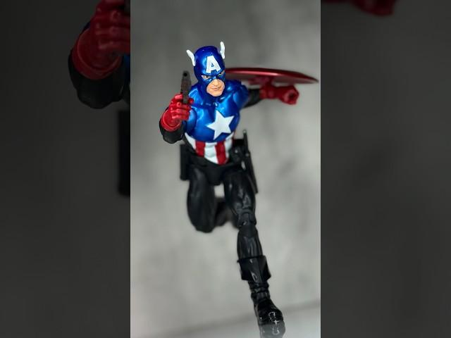 Unboxing Marvel Legends Bucky Barnes as Captain America #buckycap #review #unboxing #hasbro #toys