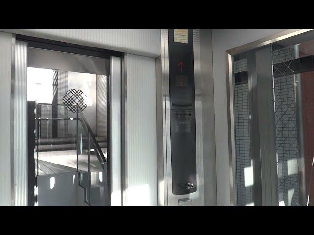 Legare Nihonbashi Ningyocho, Tokyo, Japan - Mitsubishi ELEPAQ-i Panoramic Elevator 三菱 エレパックアイ エレベーター