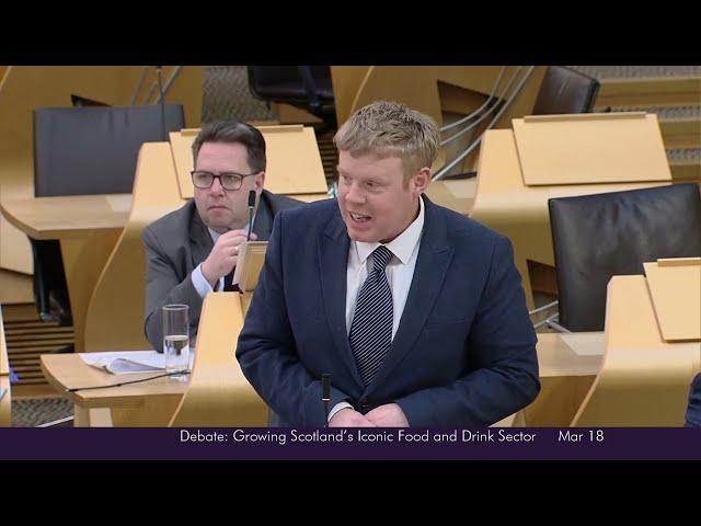 Government Debate: Protecting and Growing Scotland’s Iconic Food and Drink Sector - 18 March 2025