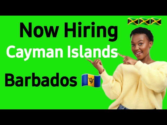 Cayman Island & Barbados Now Hiring  Salary $25-30 Per Hr Caregivers Domestic Helper Laundry Attndt