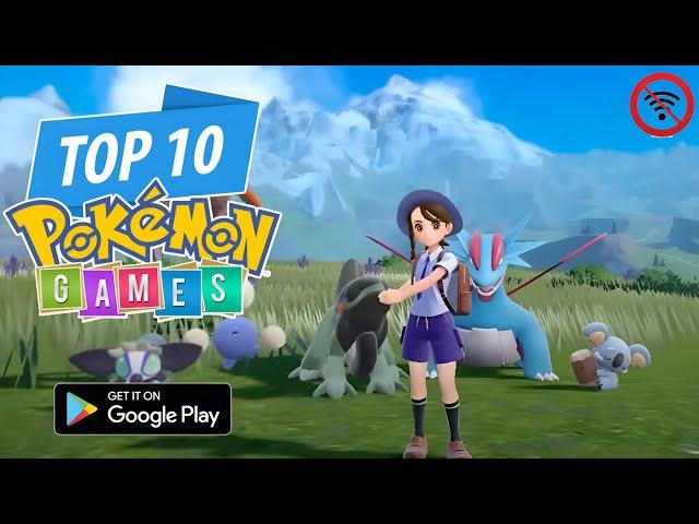 Top 10 best Pokemon high graphics open world games for Android | Best Pokemon games online/offline