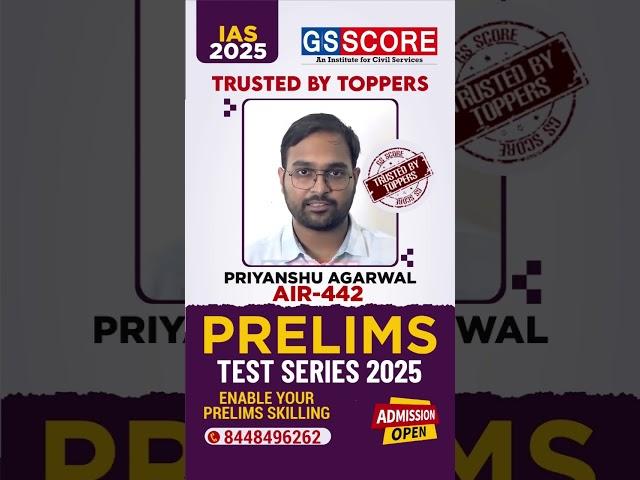 Test Series Made All the Difference – AIR 442 Priyanshu Agarwal