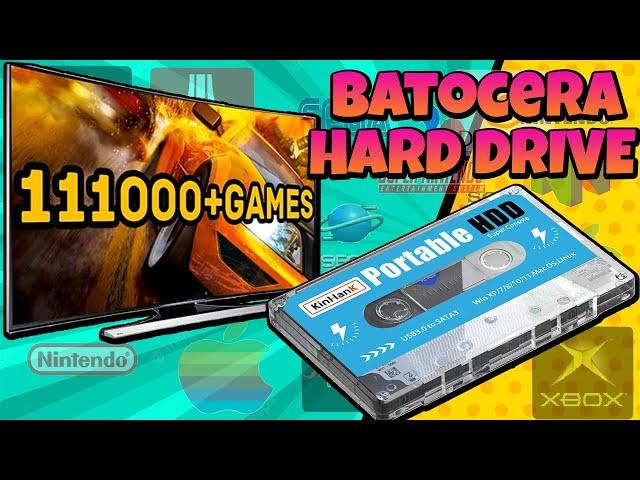 Retro Gaming Hard Drive Loaded With 111,000+ Games!?