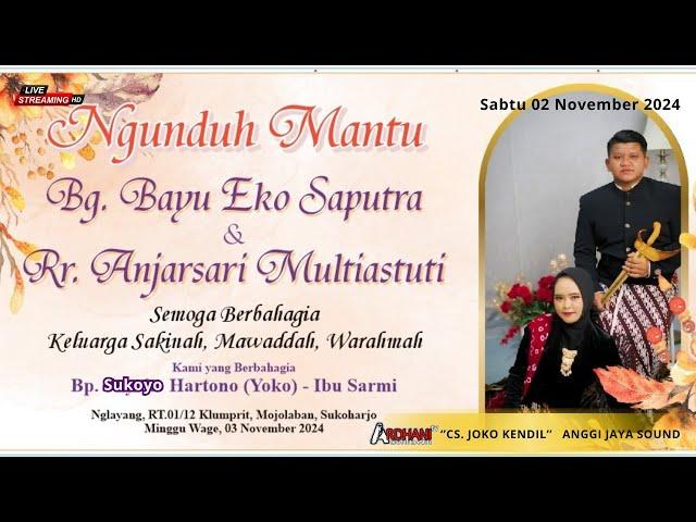  LIVE ARDHANI TV  || CS. JOKO KENDIL || ANGGI JAYA SOUND  || NGLAYANG ETAN, 02 NOVEMBER 2024