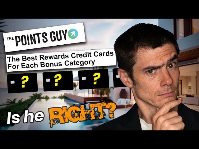 Best Rewards Credit Card For Each Category - Is the Points Guy RIGHT?