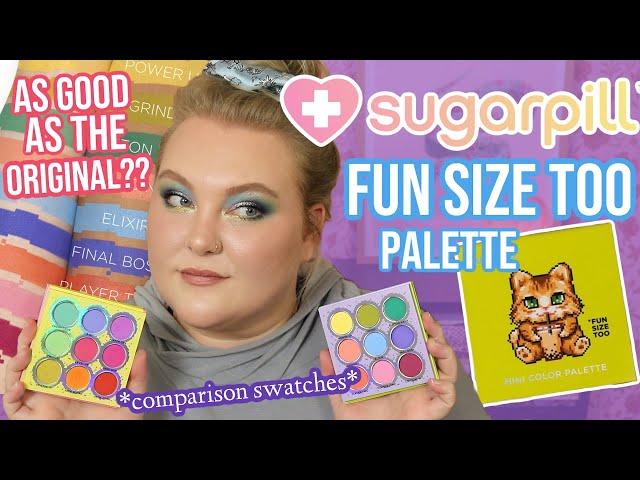 How Different Are They?? Sugarpill Fun Size Too Palette: Comparison Swatches + First Impressions